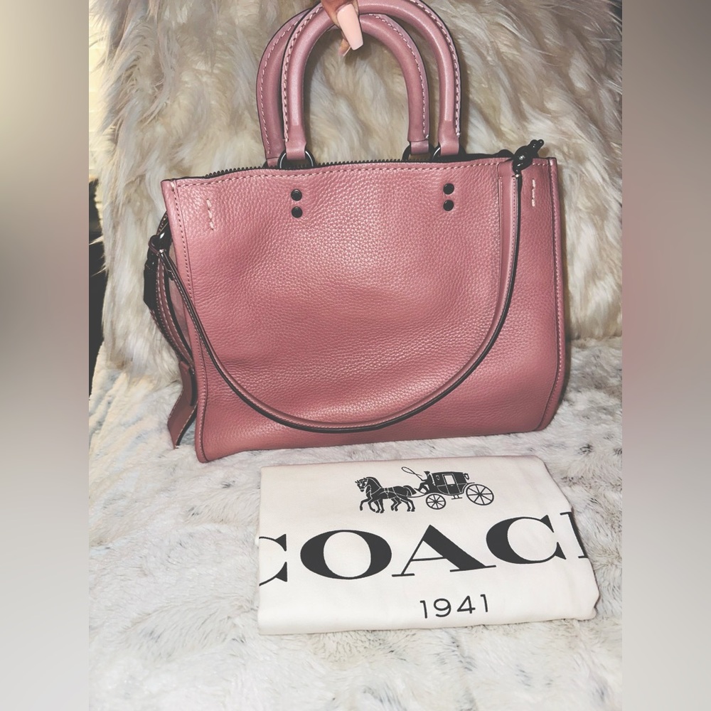 Coach 1941 Rogue 30  - Dusty pink handbag, glove tanned leather
